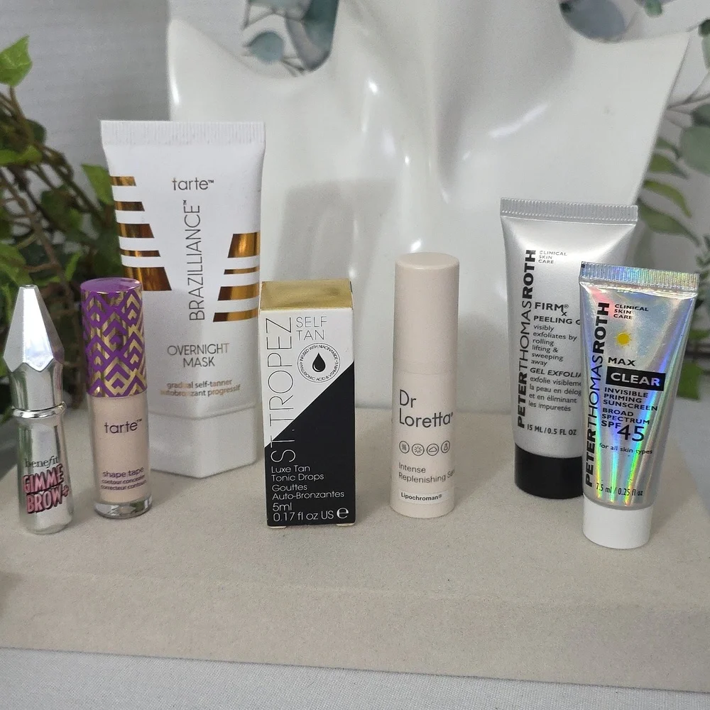Bundle Of Sample Size Tarte St Tropez Peter Thomas Roth Benefit New